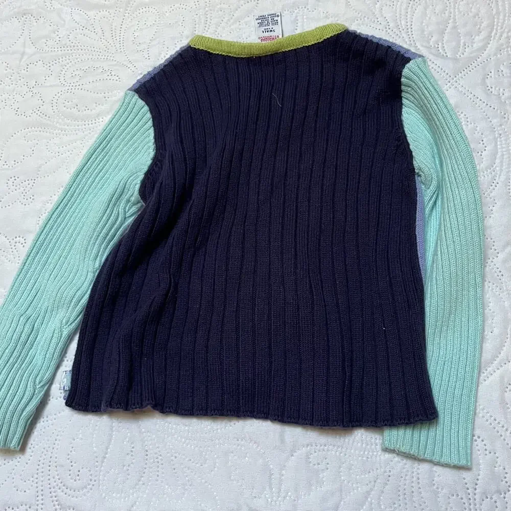 Gymboree Vintage Color Block Cardigan Size 3